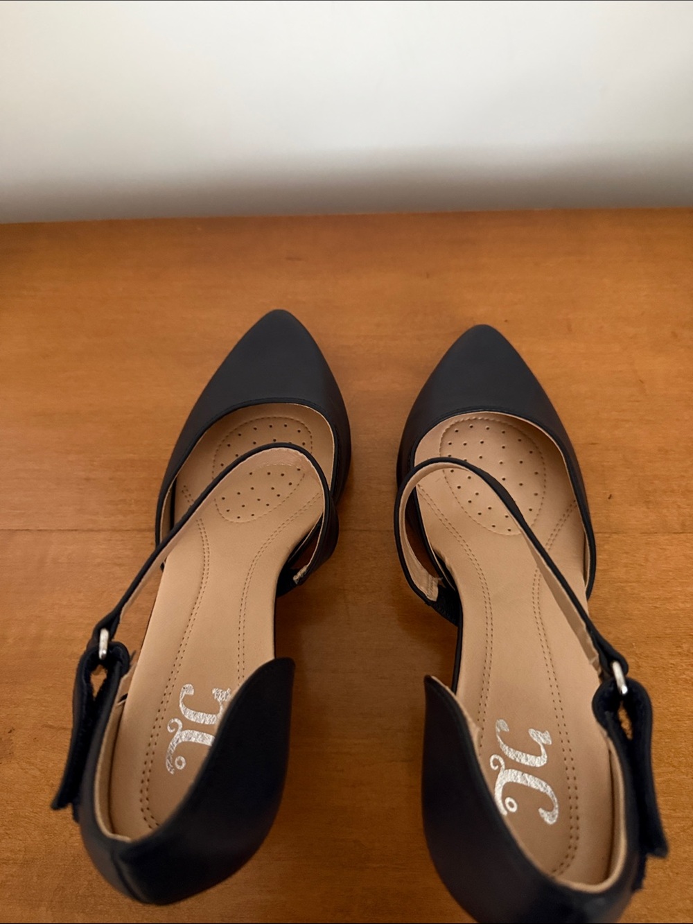 Journee Collection Navy Heels Tillis Pumps Dexflex - Picture 5 of 6